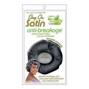 STAY ON SATIN Anti Breakage Satin Edge Bonnet