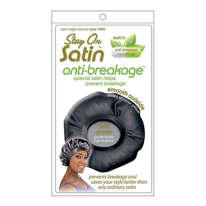 STAY ON SATIN Anti breakage Satin Edge Bonnet