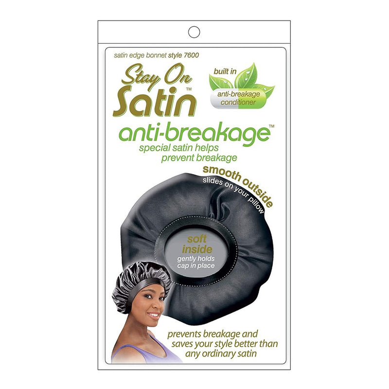 STAY ON SATIN Anti Breakage Satin Edge Bonnet