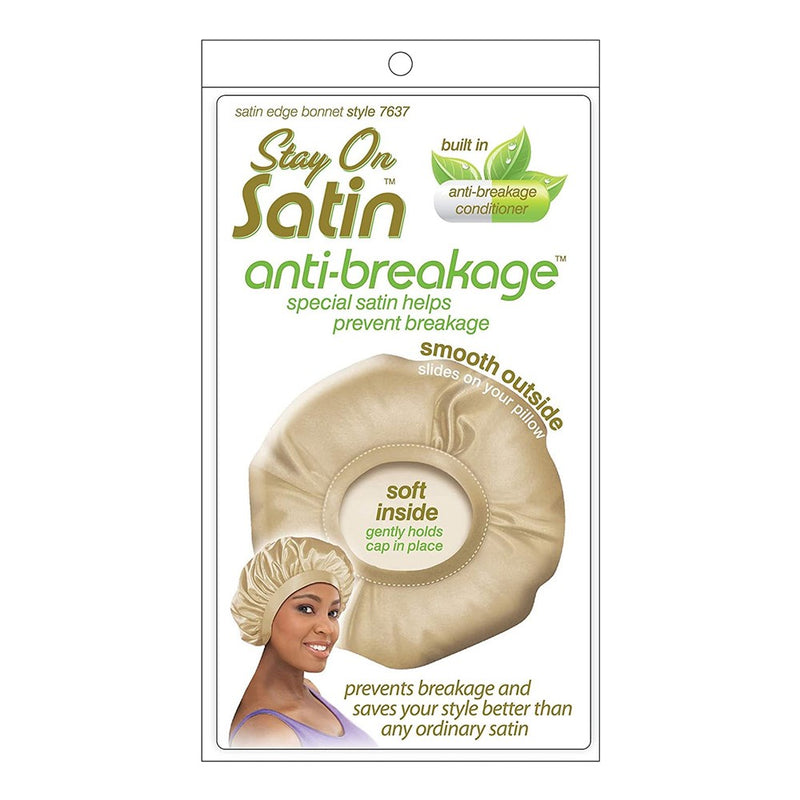 STAY ON SATIN Anti Breakage Satin Edge Bonnet