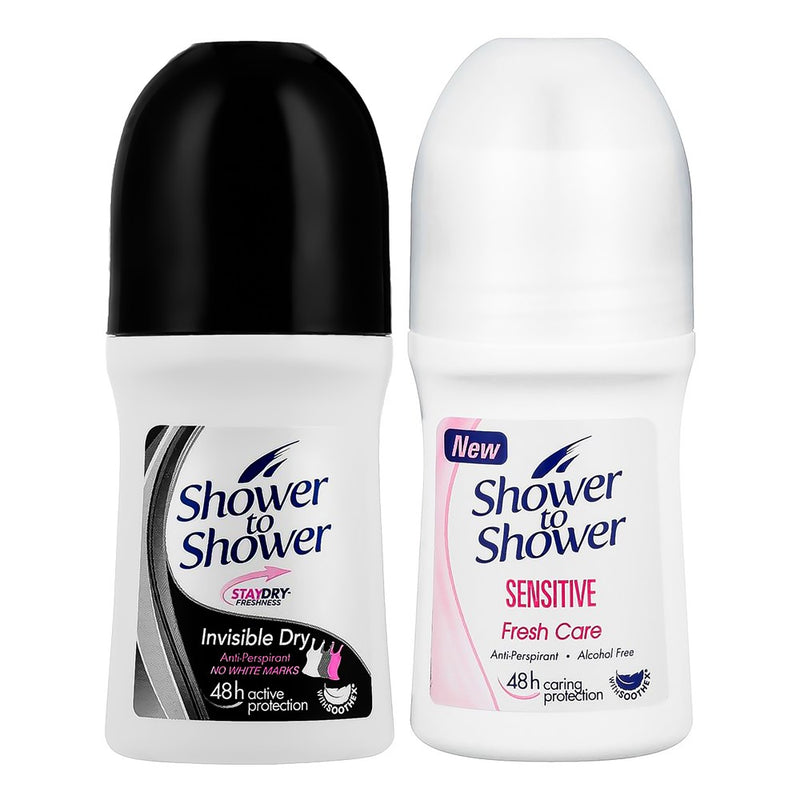 Shower to Shower Women Roll On Deodorant (50ml/1.69oz)