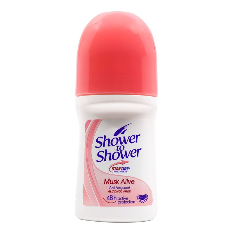 Shower to Shower Women Roll On Deodorant (50ml/1.69oz)