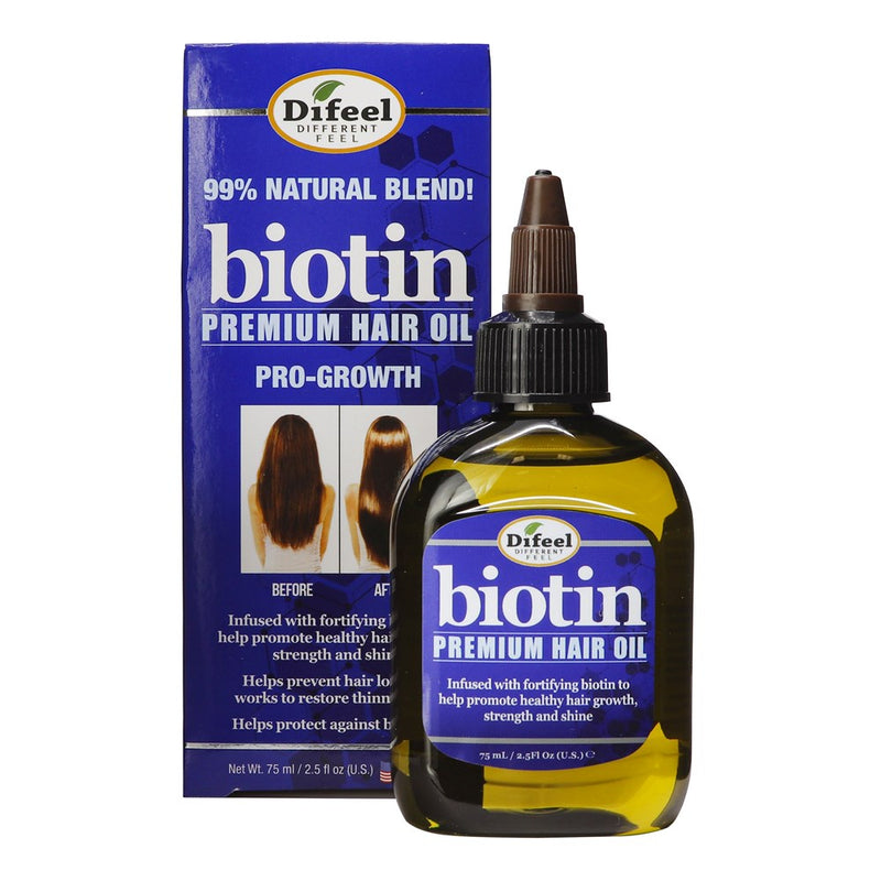 Difeel(Sunflower)  Biotin Pro-Growth Premium Hair Oil (2.5oz)