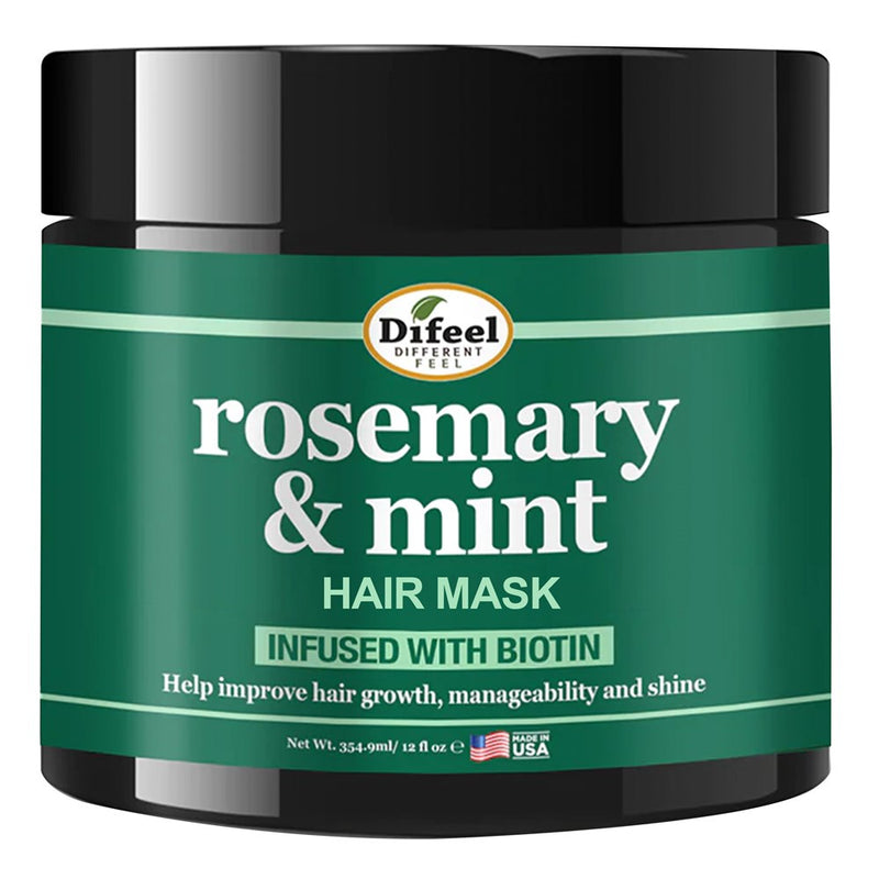 Difeel(Sunflower)  Rosemary Mint Strengthening Hair Mask (12oz)