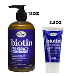 12oz, 2.5oz biotin pro grouth conditioner bottles
