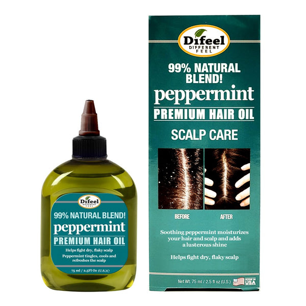 SUNFLOWER Difeel Peppermint Scalp Care Hair Oil (2.5oz)