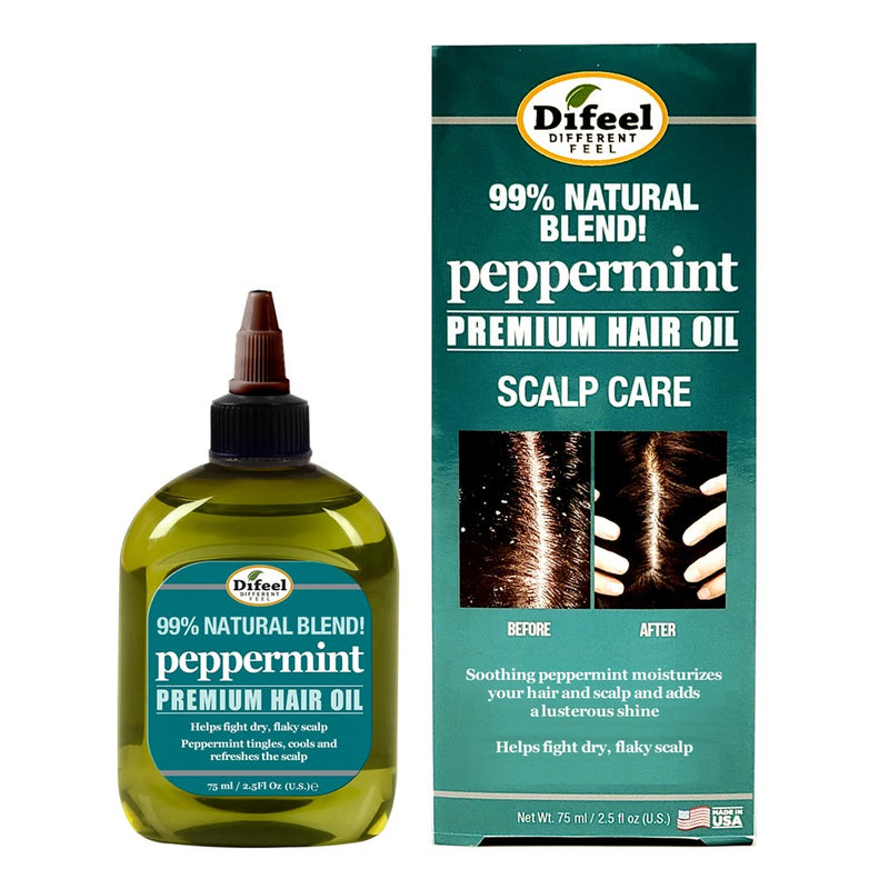 Difeel(Sunflower)  Peppermint Scalp Care Hair Oil (2.5oz)