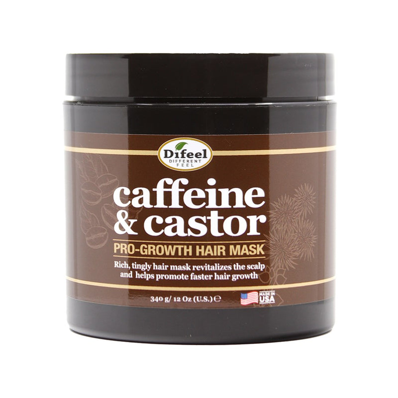 SUNFLOWER Difeel Caffeine & Castor Pro-Growth Hair Mask (12oz)