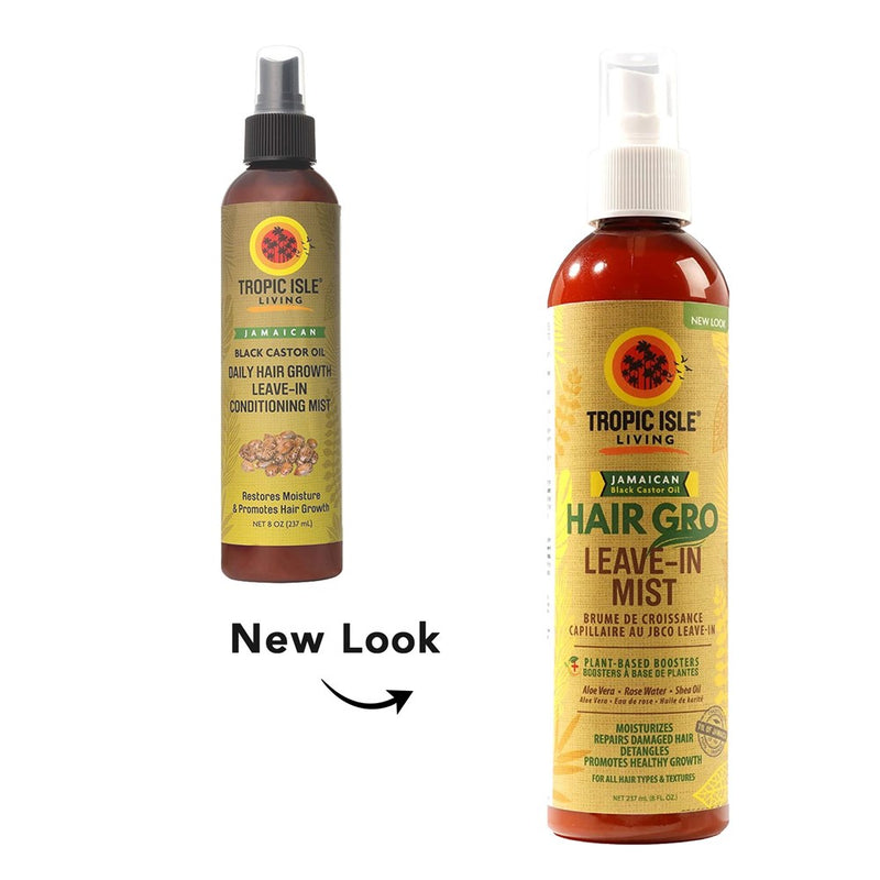 TROPIC ISLE LIVING Jamaican Black Castor Oil Daily Hair Growth Leave-in Mist (8oz)