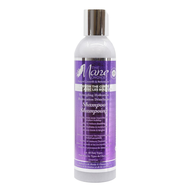 THE MANE CHOICE Easy On The Curls Detangling Hydration Shampoo (8oz)