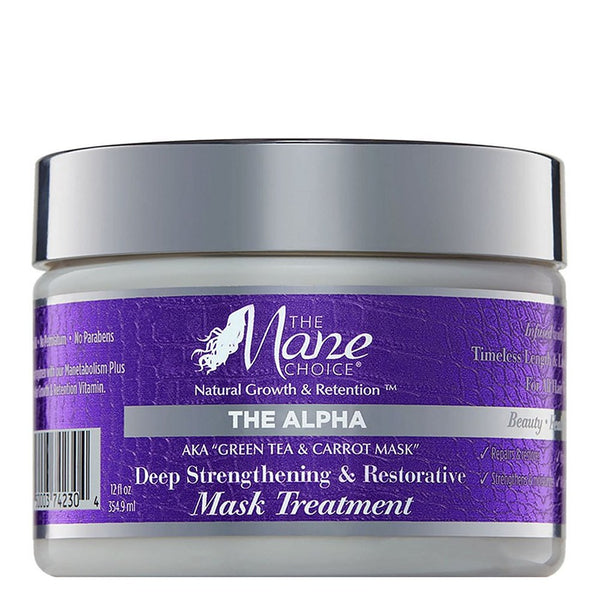 THE MANE CHOICE Green Tea & Carrot Deep Strengthening & Restore Mask Treatment (12oz)