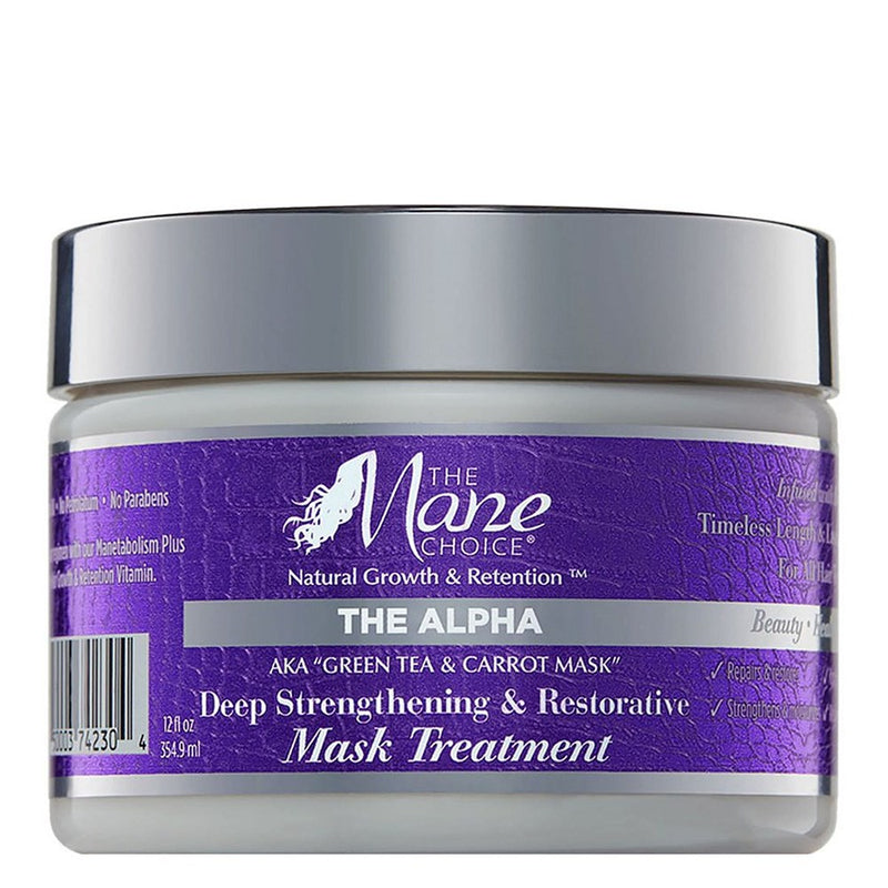 THE MANE CHOICE Green Tea & Carrot Deep Strengthening & Restore Mask Treatment (12oz)