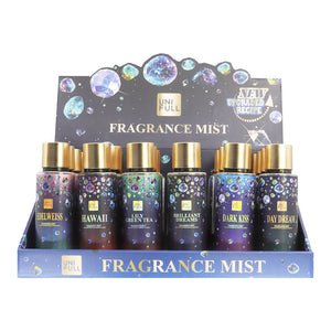 UNI FULL Fragrance Mist Display (250ml, 6 Flavors x 4 Each)
