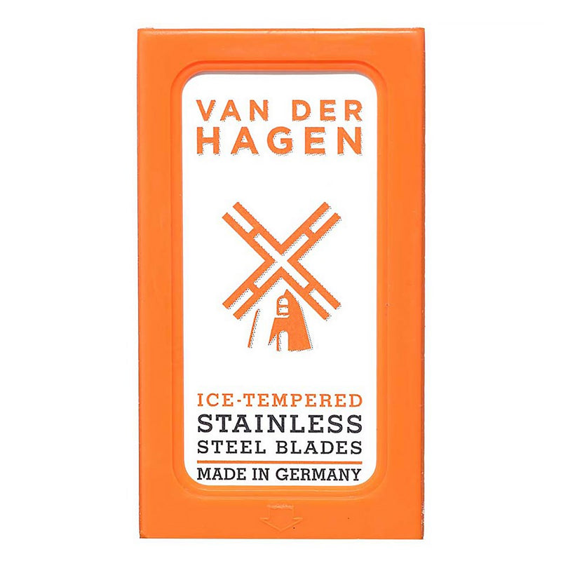 VAN DER HAGEN  Ice Tempered Stainless Steel Razor Blades (5 Blades)