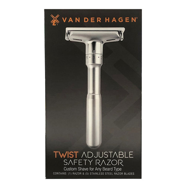 VAN DER HAGEN TWIST Adjustable Safety Razor