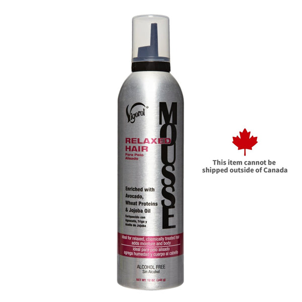 VIGOROL Relaxed Hair Mousse (12oz)