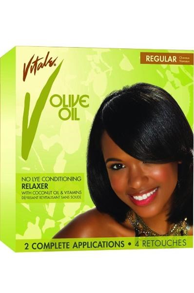 VITALE Olive Oil No Lye  Relaxer Kit 2App [Reg]