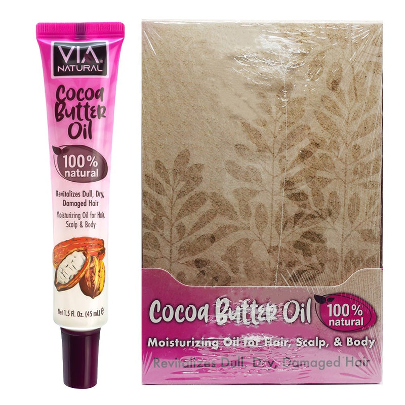 VIA NATURAL Cocoa Butter Oil Treatment Tube (1.5oz)