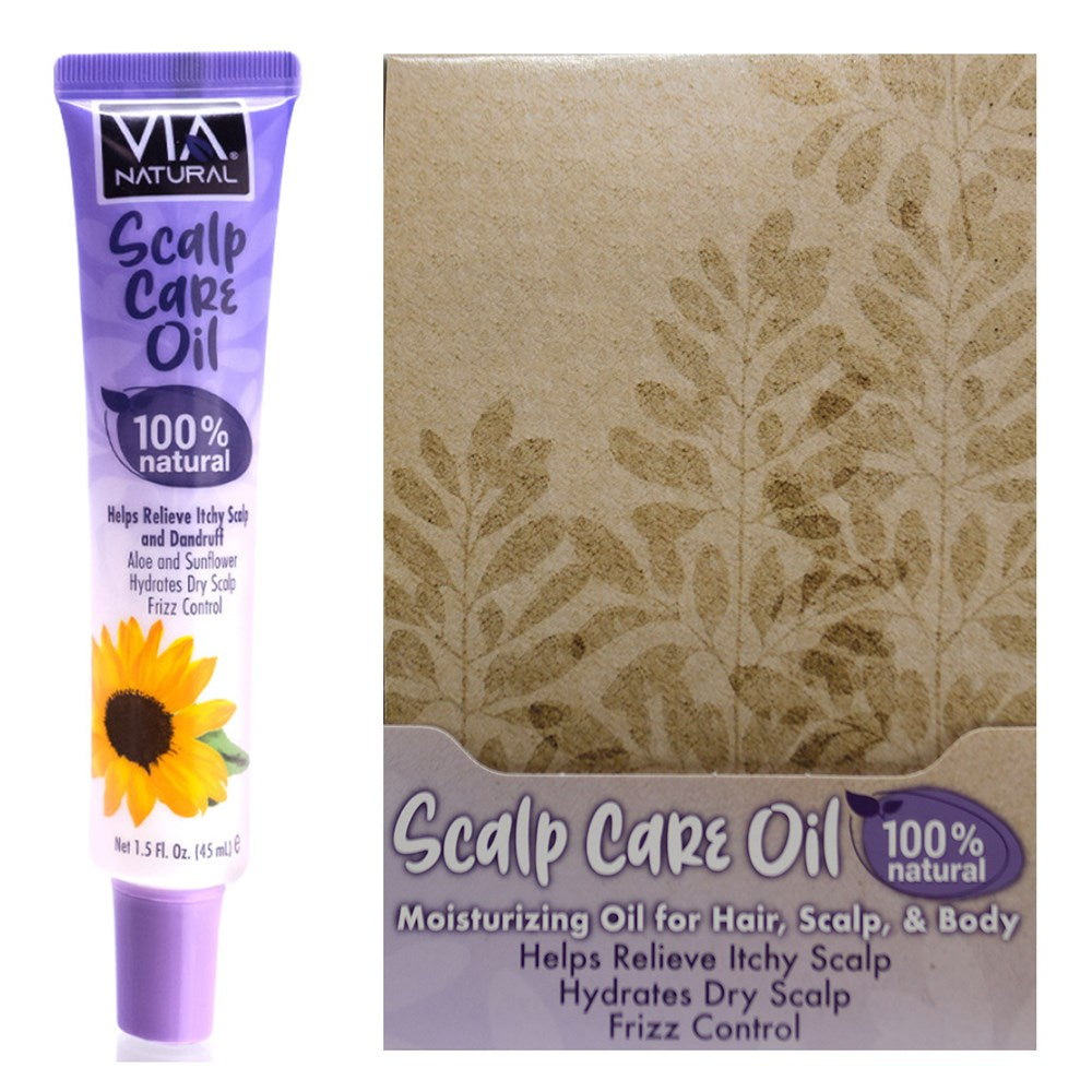 VIA NATURAL Scalp Care Oil Treatment (1.5oz)