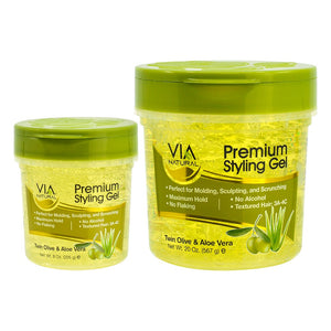 VIA NATURAL Premium Styling Gel [Olive & Aloe Vera]