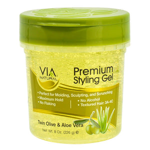 VIA NATURAL Premium Styling Gel [Olive & Aloe Vera]