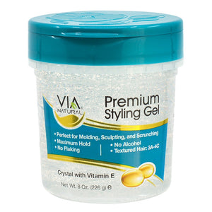 VIA NATURAL Premium Styling Gel [Crystal & Vit E]