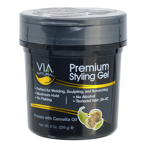 VIA NATURAL Premium Styling Gel [Protein & Camellia]