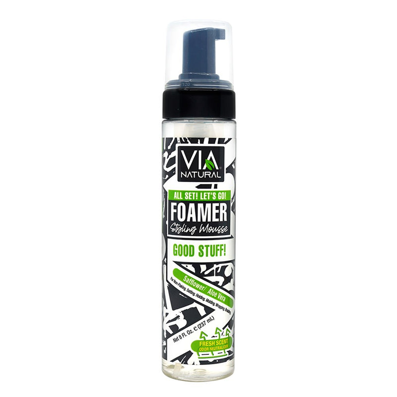 VIA NATURAL Foamer Styling Mousse (8oz)