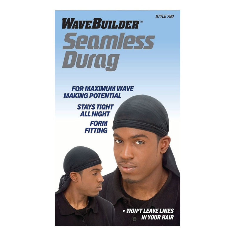 WAVEBUILDER Seamless Durag Black