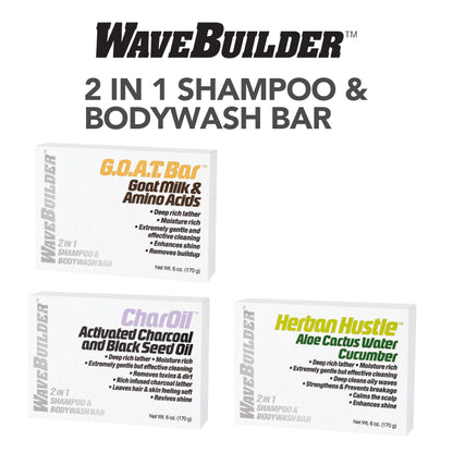 WAVEBUILDER 2 In 1 Shampoo & Bodywash Bar