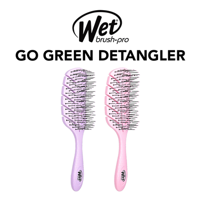 Two pink Wet Brush Pro detanglers on a white background with the brand name displayed.