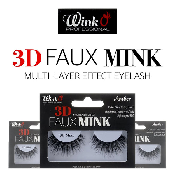 WINK O 3D Faux Mink Multi-Layer Effect Eyelash