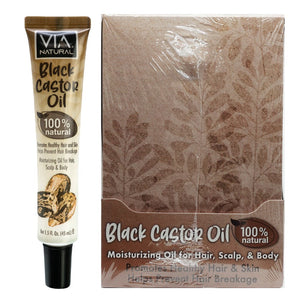 VIA NATURAL Black Castor Oil Treatment Tube (1.5oz)