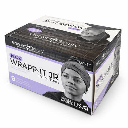 Carton de bandes de coiffage GRAHAM BEAUTY Wrapp-It Jr. (9 paquets/carton)