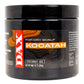Black jar of DAX Kocatah for dry scalp with label on a white background
