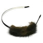 KIM & C Fur Head Band