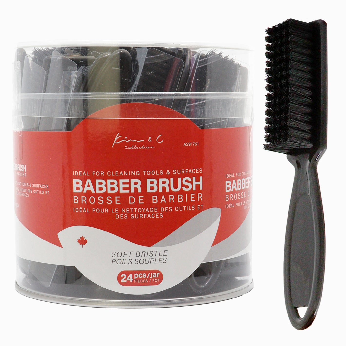Kim & C Barber Brush (24pcs/Jar)