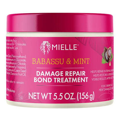 MIELLE Babassu & Mint Damage Repair Bond Treatment (5.5oz)