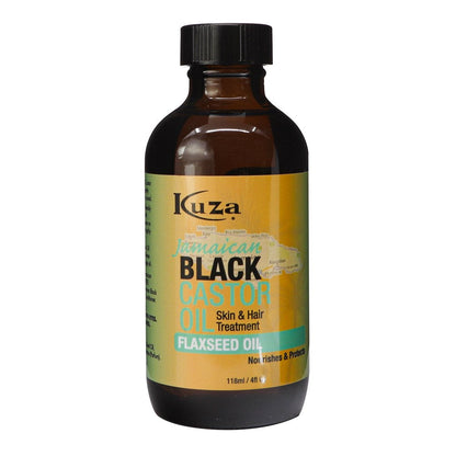 KUZA Jamaican Black Castor Oil (4oz) - Flaxseed Oil