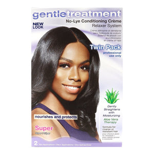 GENTLE TREATMENT No-Lye Conditioning Creme Twin Pak Relaxer Kit