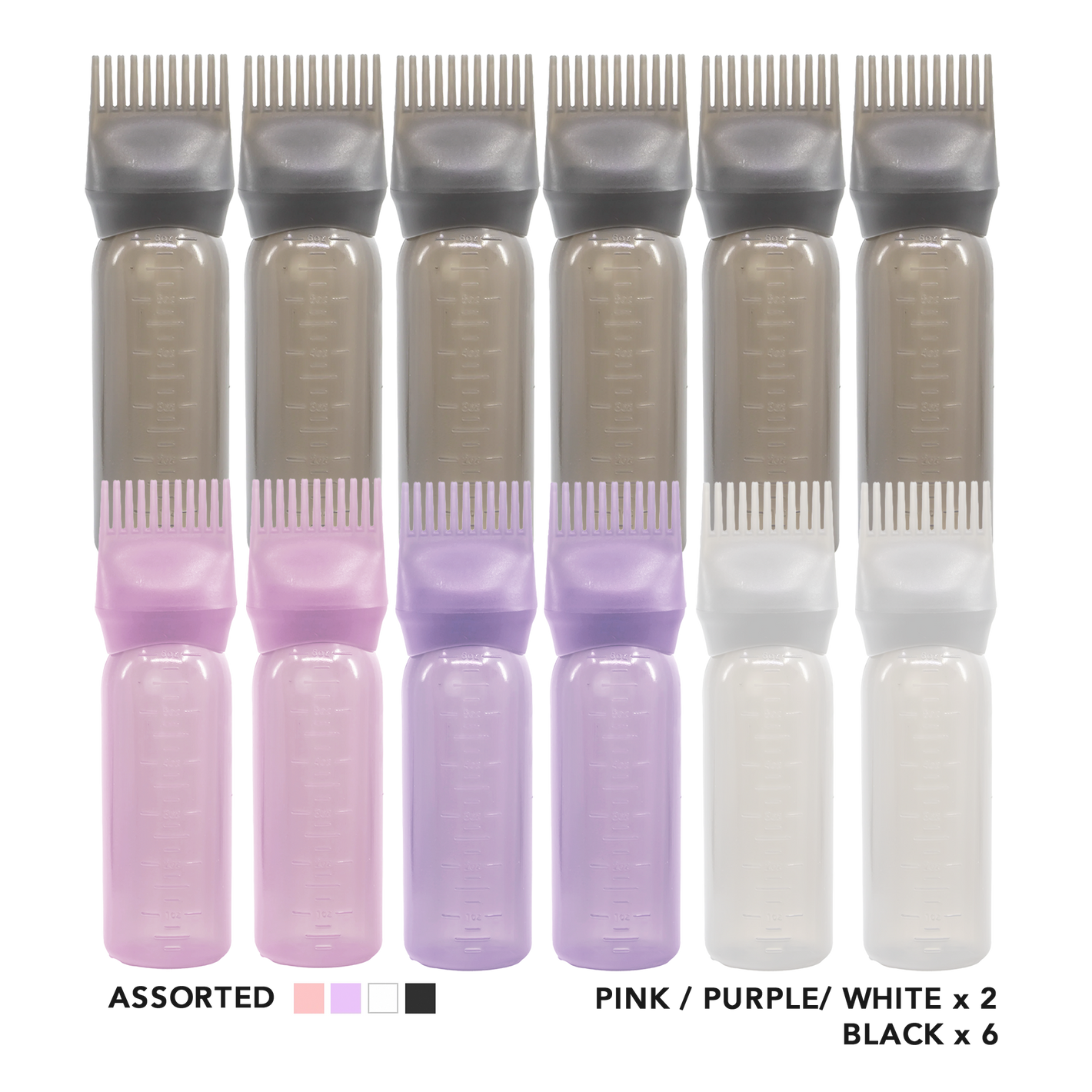 Kim & C Root Comb Application Bottle [160ml X 12] - Assorted