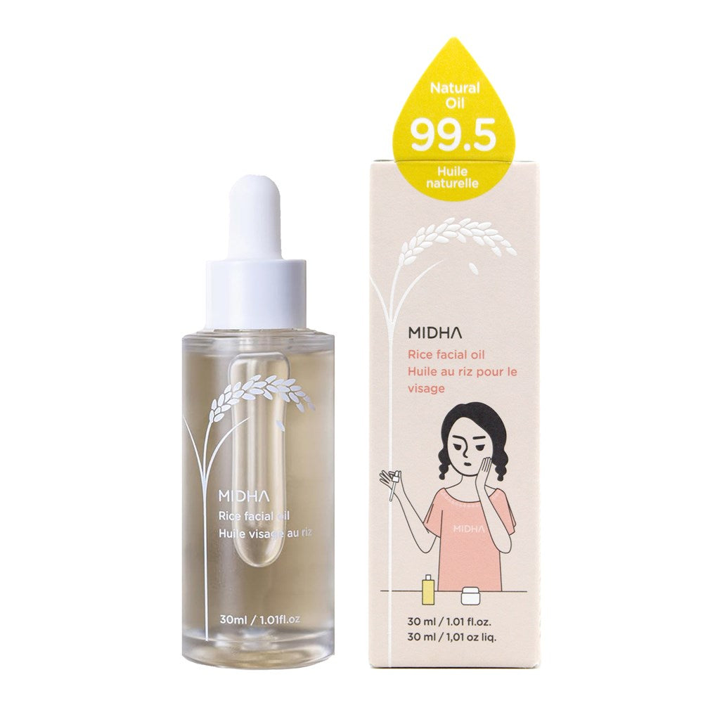 MIDHA Rice Facial Oil (1.01oz)