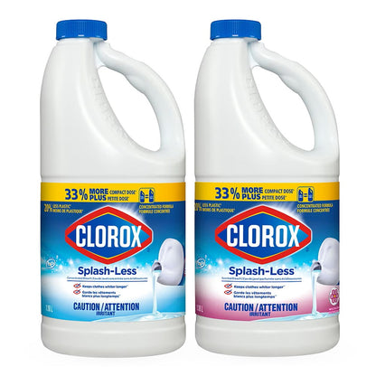 CLOROX Splash-Less Concentrated Bleach (1.18L)