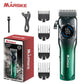 Marske hair trimmer set with packaging, attachments, and cable on a white background