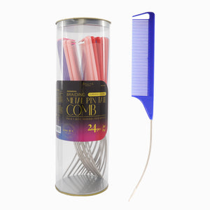 Kim & C Braiding Metal Curved Pin Tail Comb (24pcs/Jar)