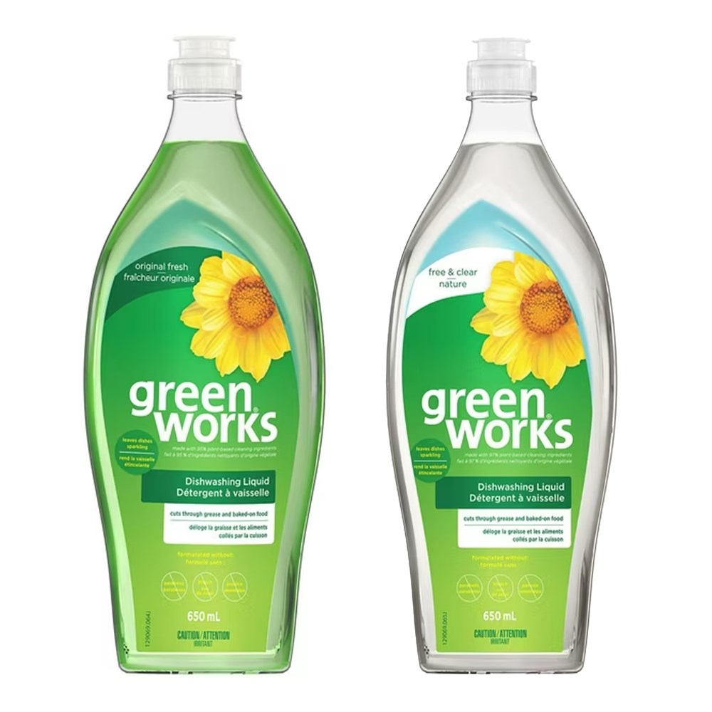 GREEN WORKS Dishwashing Liquid Soap (650ML)