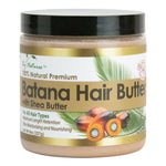Jar of Batana Hair Butter with Shea Butter on a white background
