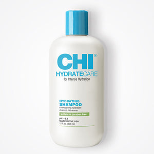 CHI Hydrate Care shampoo bottle on a white background