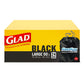 GLAD Black Garbage Bag Force Flex Drawstring