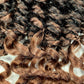CLIMAX PRE-LOOPED CROCHET BRAID-Double Deep Corkscrew 18 Inch